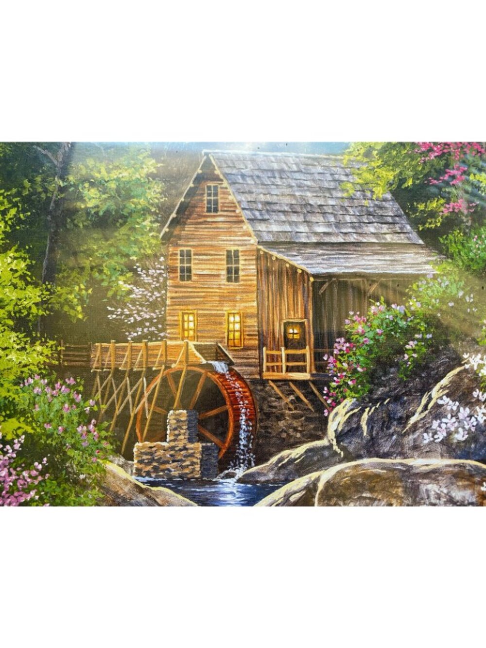 Castorland Jigsaw Puzzle 1000 SPRING MILL 27"x18.5" Brand New Sealed C-104055 - Picture 3 of 8